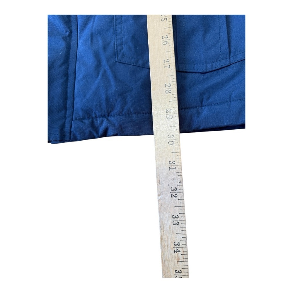 Atlas For Men Dark Blue Men's Coat Outdoor Winter Zip Jacket Hood In Collar XL - Picture 14 of 14